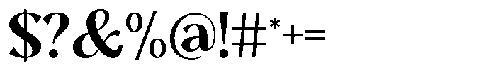 Sarghet Bold Font OTHER CHARS