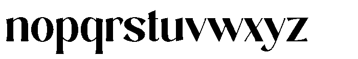 Sarghet Bold Font LOWERCASE