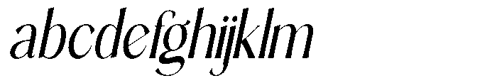 Sarghet Condensed Slant FONT