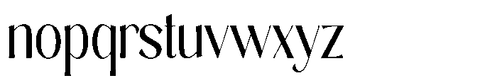 Sarghet Condensed Font LOWERCASE