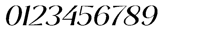 Sarghet Expanded Slant Font OTHER CHARS