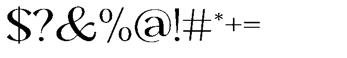 Sarghet Expanded Font OTHER CHARS