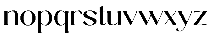 Sarghet Expanded Font LOWERCASE