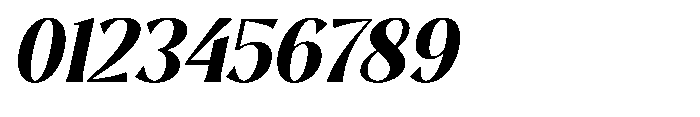 Sarghet Extra Bold Slant Font OTHER CHARS