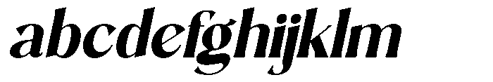 Sarghet Extra Bold Slant FONT