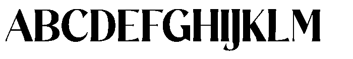 Sarghet Extra Bold Font UPPERCASE