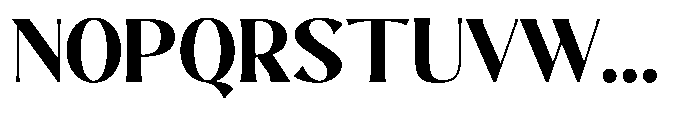 Sarghet Extra Bold Font UPPERCASE