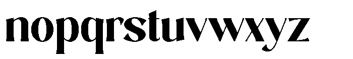 Sarghet Extra Bold Font LOWERCASE