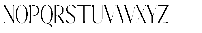 Sarghet Extra Light Condensed Font UPPERCASE