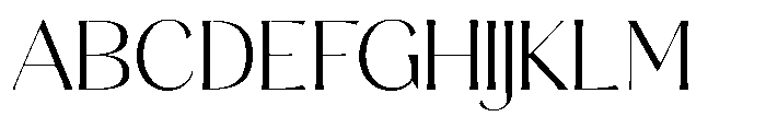 Sarghet Extra Light Expanded Font UPPERCASE