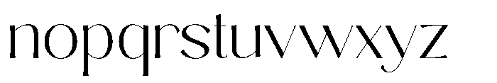 Sarghet Extra Light Expanded Font LOWERCASE