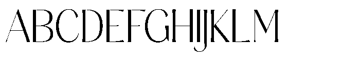 Sarghet Extra Light Font UPPERCASE