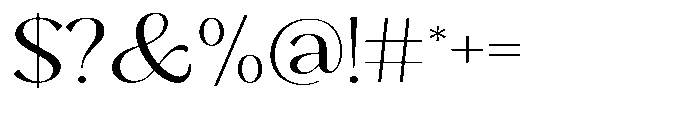 Sarghet Light Expanded Font OTHER CHARS