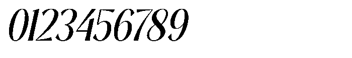 Sarghet Medium Condensed Slant Font OTHER CHARS