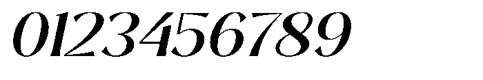 Sarghet Medium Expanded Slant Font OTHER CHARS