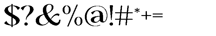 Sarghet Medium Expanded Font OTHER CHARS