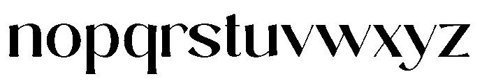 Sarghet Medium Expanded Font LOWERCASE