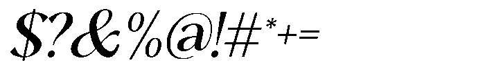 Sarghet Medium Slant Font OTHER CHARS