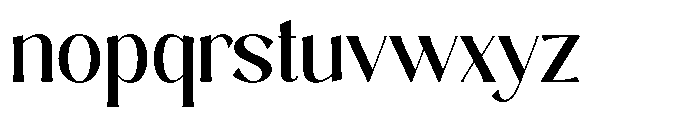 Sarghet Medium Font LOWERCASE