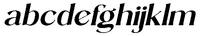 Sarghet Semi Bold Expanded Slant FONT