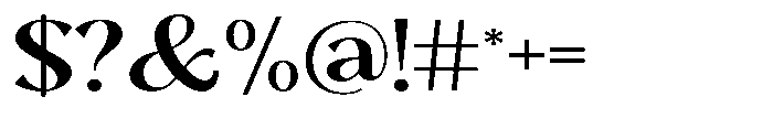 Sarghet Semi Bold Expanded Font OTHER CHARS