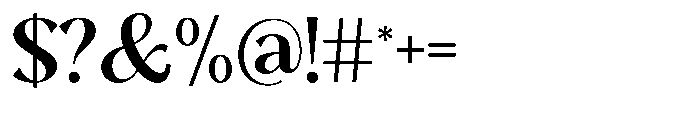 Sarghet Semi Bold Font OTHER CHARS