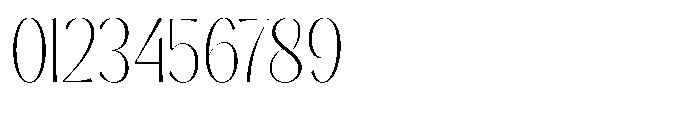 Sarghet Thin Condensed Font OTHER CHARS