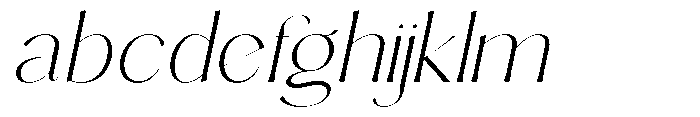 Sarghet Thin Expanded Slant FONT