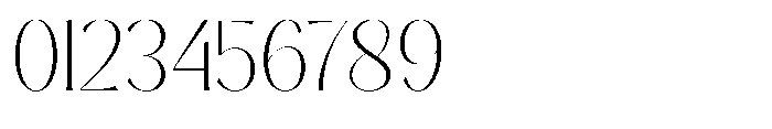 Sarghet Thin Font OTHER CHARS