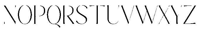 Sarghet Thin Font UPPERCASE