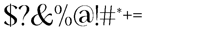 Sarghet Variable Thin Font OTHER CHARS