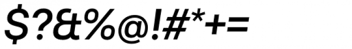 Sarine Medium Italic Font OTHER CHARS