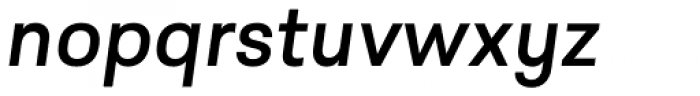 Sarine Medium Italic Font LOWERCASE
