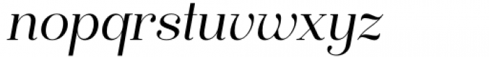 Sarlotte Italic Font LOWERCASE