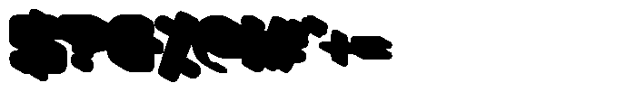 Saro Food Extrude Font OTHER CHARS