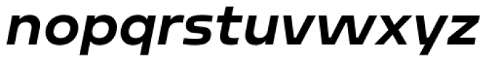 Sarun Pro Bold Italic Font LOWERCASE