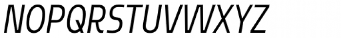 Sarun Pro Condensed Regular Italic Font UPPERCASE