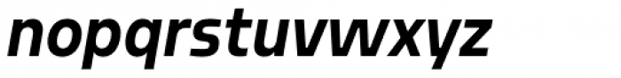 Sarun Pro Narrow Bold Italic Font LOWERCASE