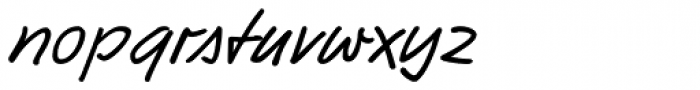 Sarx Handwriting Pro Font LOWERCASE