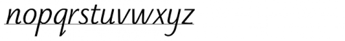 Sassoon Write Line ENG Slanted Font LOWERCASE