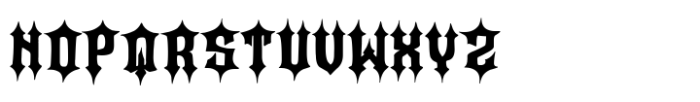 Satans Daughter Font UPPERCASE