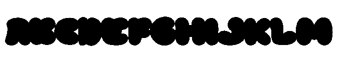 Sate Kopeng Solid Font UPPERCASE