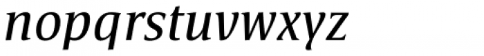 Satero Serif Pro Italic Font LOWERCASE