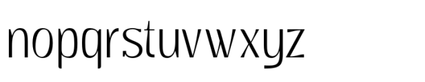 Satigof Extralight Font LOWERCASE