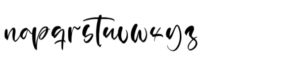 Satisfy Quirky Regular Font LOWERCASE