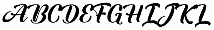 Satnight Script Regular Font UPPERCASE