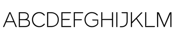 Sato Light Font UPPERCASE
