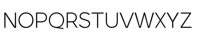 Sato Light Font UPPERCASE