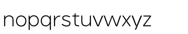 Sato Light Font LOWERCASE