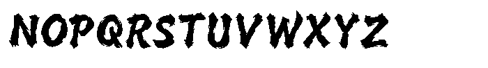 Satori Brush Font UPPERCASE